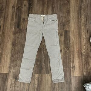 Vertically striped LOGG jeans